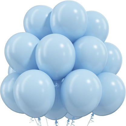 Pastel Blue Balloons by Togvu