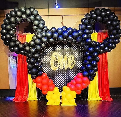 166Pcs Red Yellow Black Balloon Garland Arch Kit - Image 7