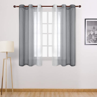 DWCN Grey Ombre Sheer Curtains by DWCN