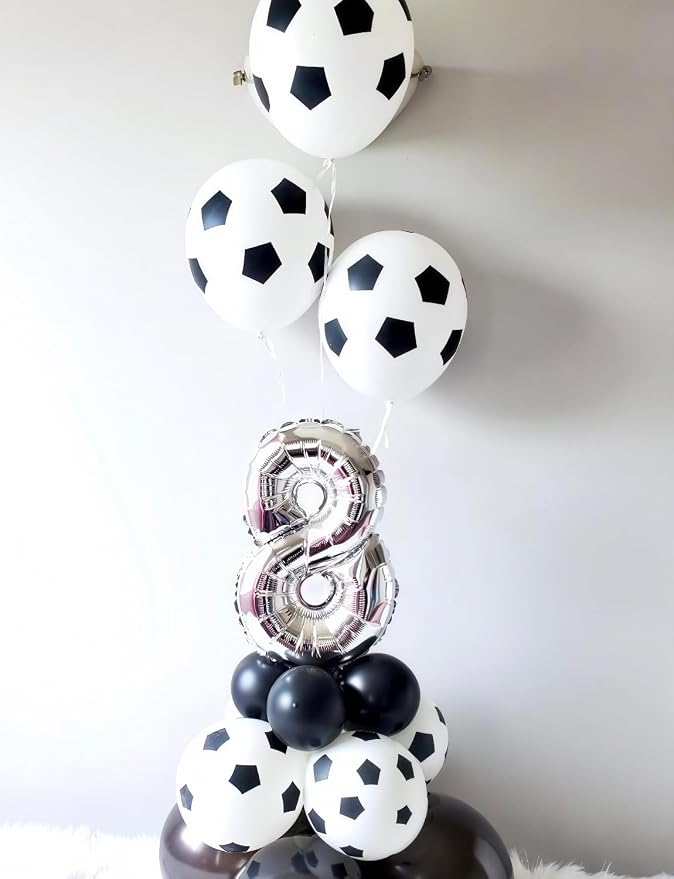 Soccer Balloons, 12 Inch Latex Balloons - Image 8
