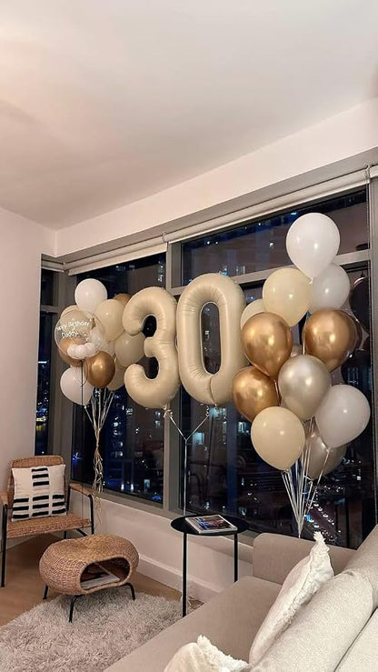 Numbers 50 Balloon 40Inch Black Balloons - Image 4