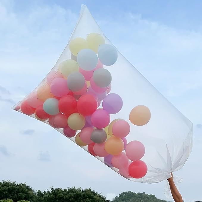 Large balloon bags, balloon transport and ransparent giant storage bags 59x98 - Image 6