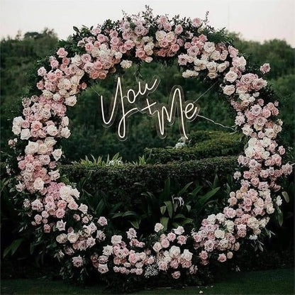 Round Backdrop Stand 7.2FT Arch Balloon Golden Metal Circle Garland Frame - Image 7