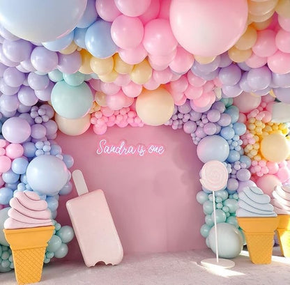 Pastel Balloon Arch Kit, Different Size Balloons Kit - Image 3
