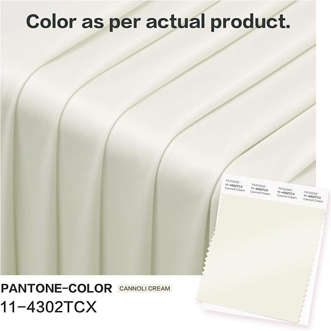50ft×12ft Ivory Backdrop Curtain - Image 5