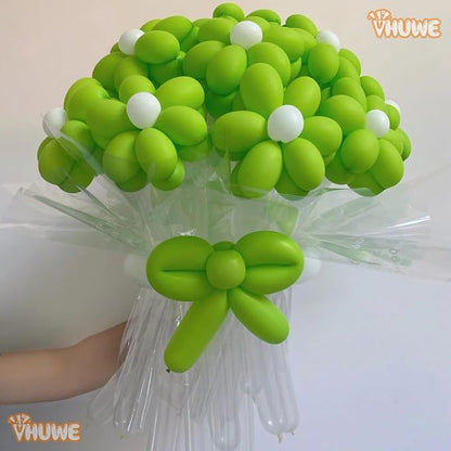 260 Balloons Lime Green, Thickened 100 Pack Long Balloons Twisting Skinny Magic - Image 6