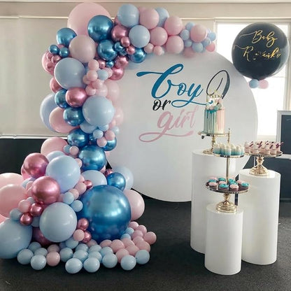 Pink and Blue Balloon Arch Kit, Birthday Decoration - Image 5