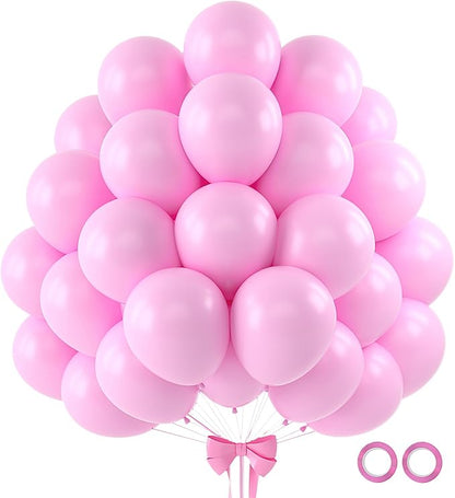 110pcs Pink Balloons 12 Inch Latex Balloon by BAIBAOXIANG