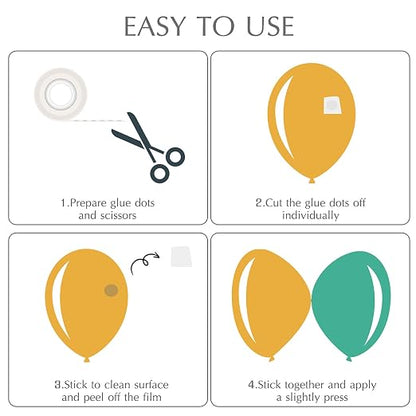 ALLFUN 1000 Pieces Glue Point Dots Double Sided Adhesive - Image 3