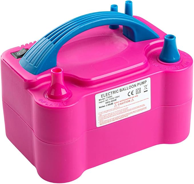 Restaurantware-Balloonify 600W Electric Air Pump, 1 Portable Balloon Inflator - Image 2
