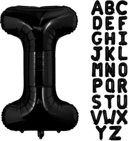 Black Letter I Balloons, I Balloon 40 Inch I Balloon Letter by BBPOOL