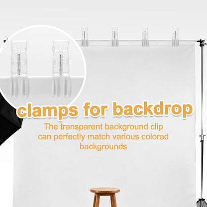 Balloon Arch Clips, 20 Pack Transparent Plastic Clips - Image 5