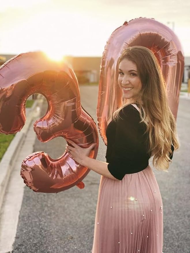 Number Balloons 23 Balloon 40 inch Rose Gold - Image 4