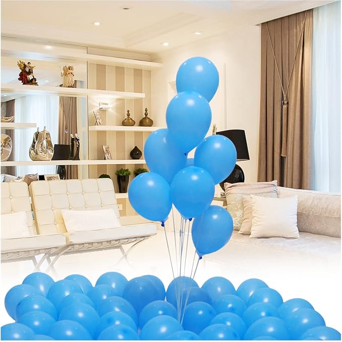400 Pack Light Blue 5 Inch Latex Small Balloons Bulk Balloon by BAOKUANHU