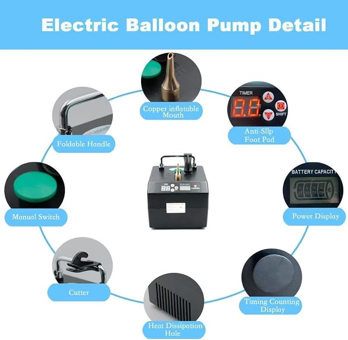 Lagenda B231 Electric Balloon Inflator - Image 2