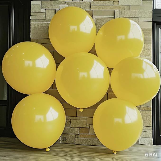 30 Pack Yellow Balloons 36 inch Yellow Latex Large Balloons - Image 4