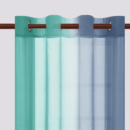 DWCN Ombre Sheer Curtains - Image 3