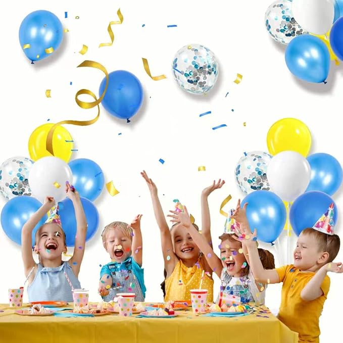 4 Sets Yellow and Blue Balloons Stand Kit - Image 8