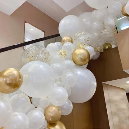 5 inch Pearl White Balloons - Image 7