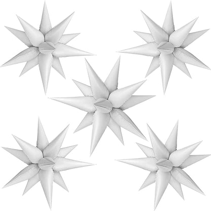 ZAKVOOR 60 Pcs Star Balloons 12 Spike Foil Explosion Party Decoration Balloons by ZAKVOOR