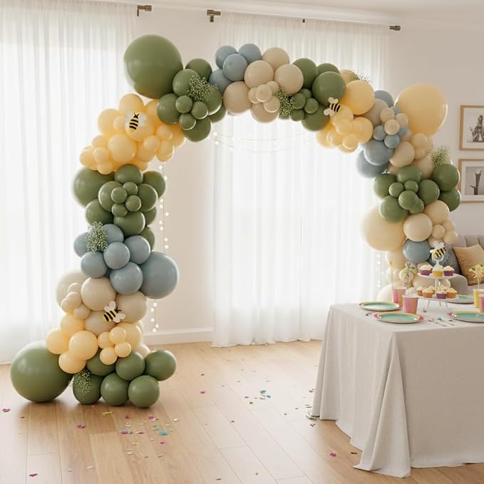 184Pcs Classic Cartoon Balloon Garland Arch Kit - Image 6