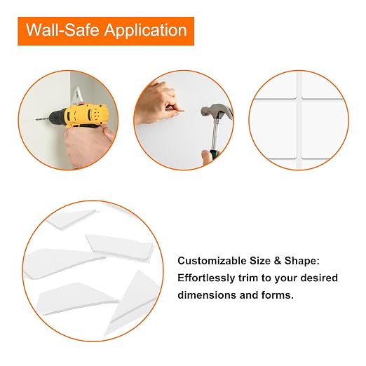 HARFINGTON 40pcs Double Sided Sticky Tape Dots, Adhesive Two Sided Nano Dots - Image 4