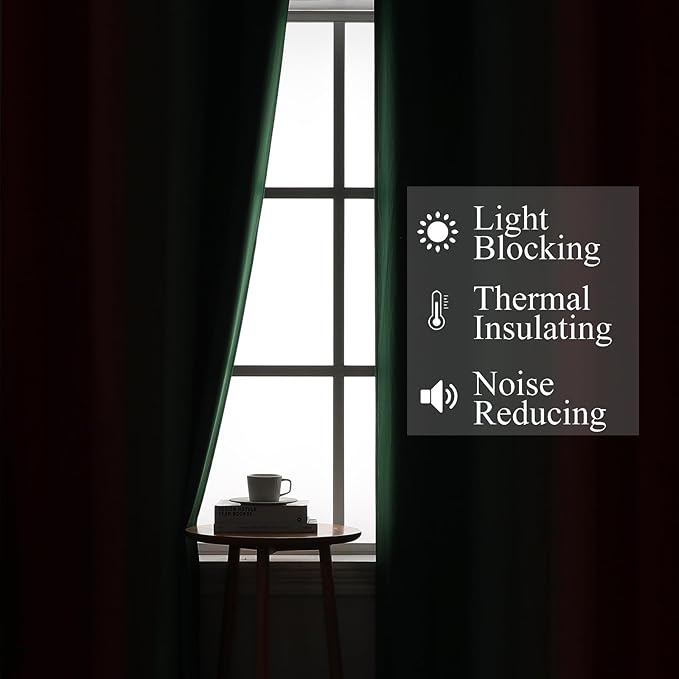 Red and Green Blackout Curtains - Image 3