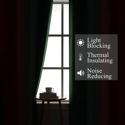 Red and Green Blackout Curtains - Image 3