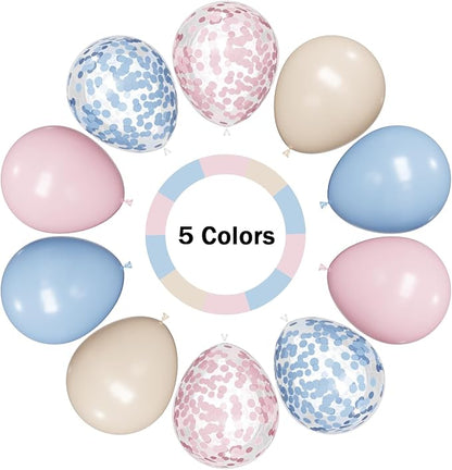 Pink and Blue Balloon Arch Kit - Image 3