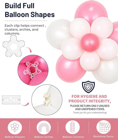 Tinabless Balloon Arch Clips Set, 80 Reusable Balloon Clips - Image 6