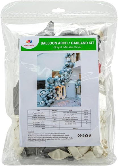 Restaurantware-Balloonify Balloon Garland Set, 1 Party Decoration Kit - Image 2