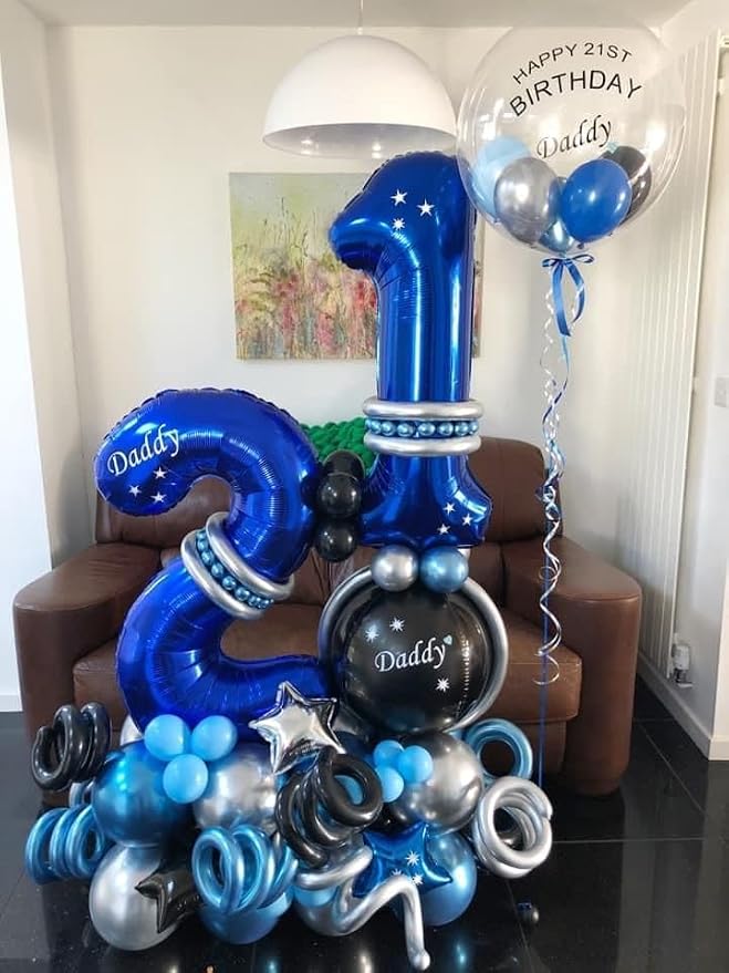 Night Blue 2 Balloon - Image 3
