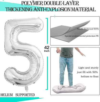 Number 15 Balloons for 15th Birthday Sweet 15 Party Decorations, 42 Inch Jumbo - Image 2