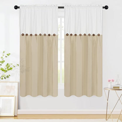 Farmhouse Cotton Linen Curtains by FRAMICS