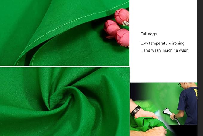 Green Screen Backdrop 10x12ft Photo Backdrop Chromakey Muslin Portrait Green - Image 6
