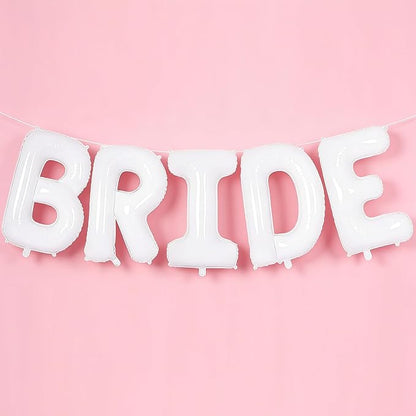 TONIFUL 40 Inch Large White Bride Balloons Giant Jumbo Helium Foil Mylar Bride by TONIFUL