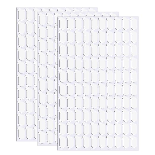 300Pcs Double Sided Adhesive Dots, Removable Clear Dots Sticky Tack, Waterproof by Canareen