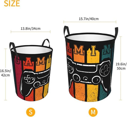 Gaming Laundry Hamper Bag With Waterproof Liner - Image 4
