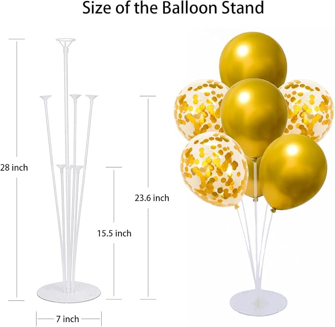 6 Set Balloon Stand Kit for Table Centerpieces - Image 5