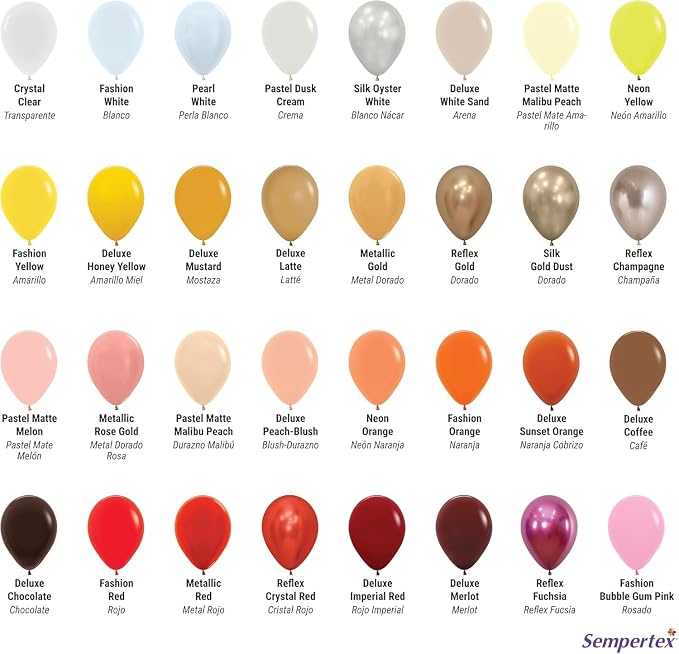Sempertex Round Reflex Gold Balloons, 11 Inch, Graduation, Baby Shower - Image 5