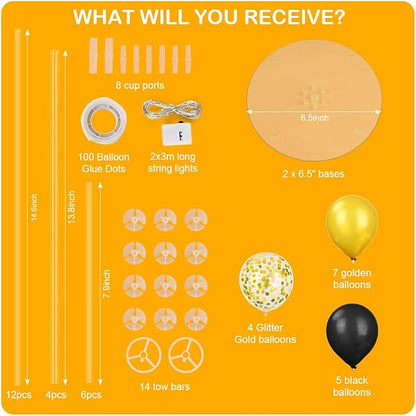 Ainiv 2 Set Table Balloon Stand Kit - Image 7