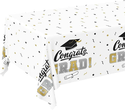 Graduation Decorations, Gongrats Grad Tablecover - Image 5