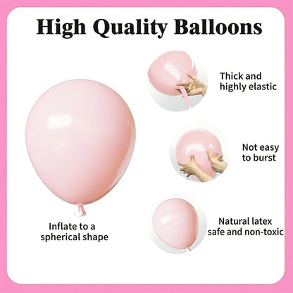 Light Pink and White Balloons Kit - Image 3