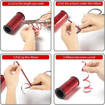 Plain Waterproof Ribbon, 3/16 inch x 300 Yard Curling Ribbon - Image 4