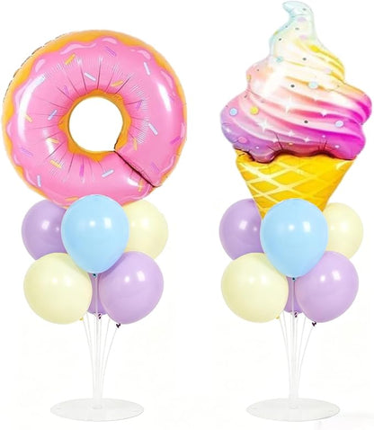 Donut Table Centerpiece Balloons Stand Kit- 2 Sets Balloon Centerpieces by Unknown