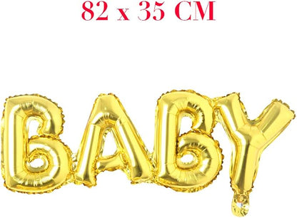 Boy girl connection Letter foil balloons children party decoration birthday - Image 4