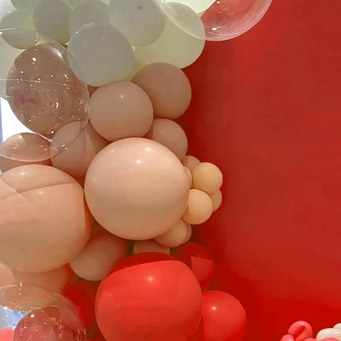 Voircoloria 90pcs Peach Balloons Garland Arch Kit, 18 12 10 5 Inch | - Image 5