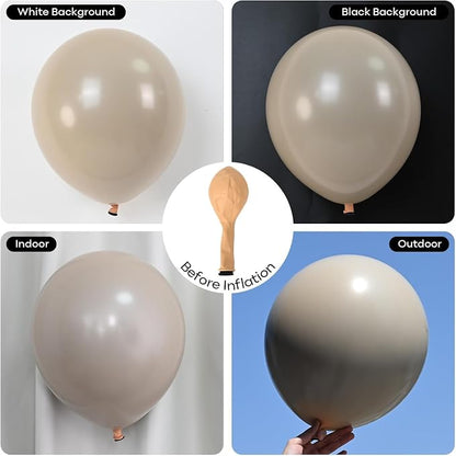 Neutral Balloons Arch Kit, Cream Peach Boho Balloons Garland - Image 8