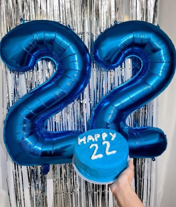 Number Balloons Dark Blue 20 Balloon 40 inch - Image 4