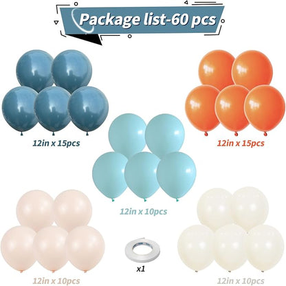 Orange and Blue Balloons - Image 2